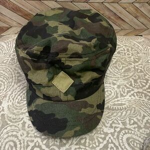 Military style Camo hat cap one size fits‎ all elastic back unisex
